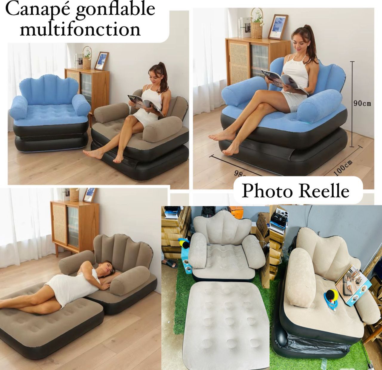 Canapé Gonflable multifonction