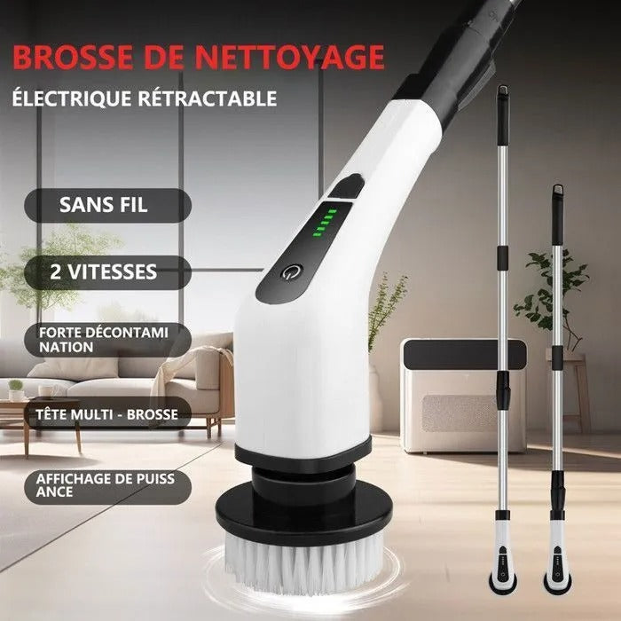 Brosse De Nettoyage électrique Sans Fil 9 En 1 Rechargeable