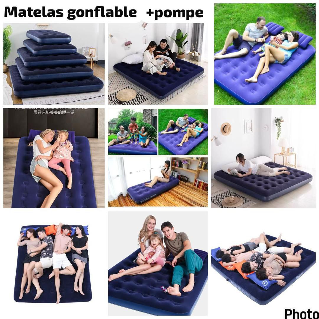 Matelas gonflable 2  Place + Pompe