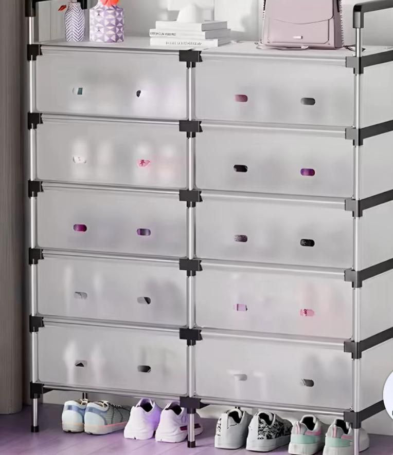 Meuble de Rangement Chaussures à 12 Casiers – Armoire