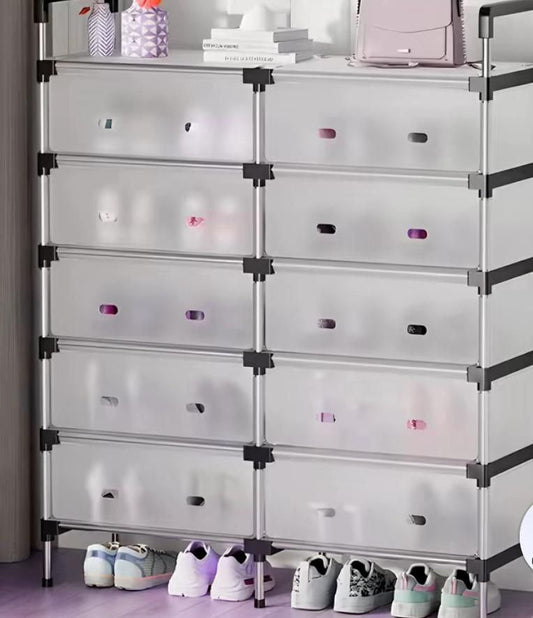 Meuble de Rangement Chaussures à 12 Casiers – Armoire