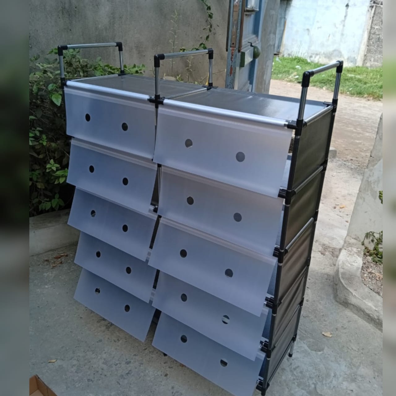Meuble de Rangement Chaussures à 12 Casiers – Armoire