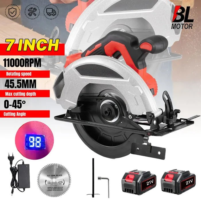 Scie circulaire sans fil au lithium-ion de 7-1/4 pouces, 3800 tr/min